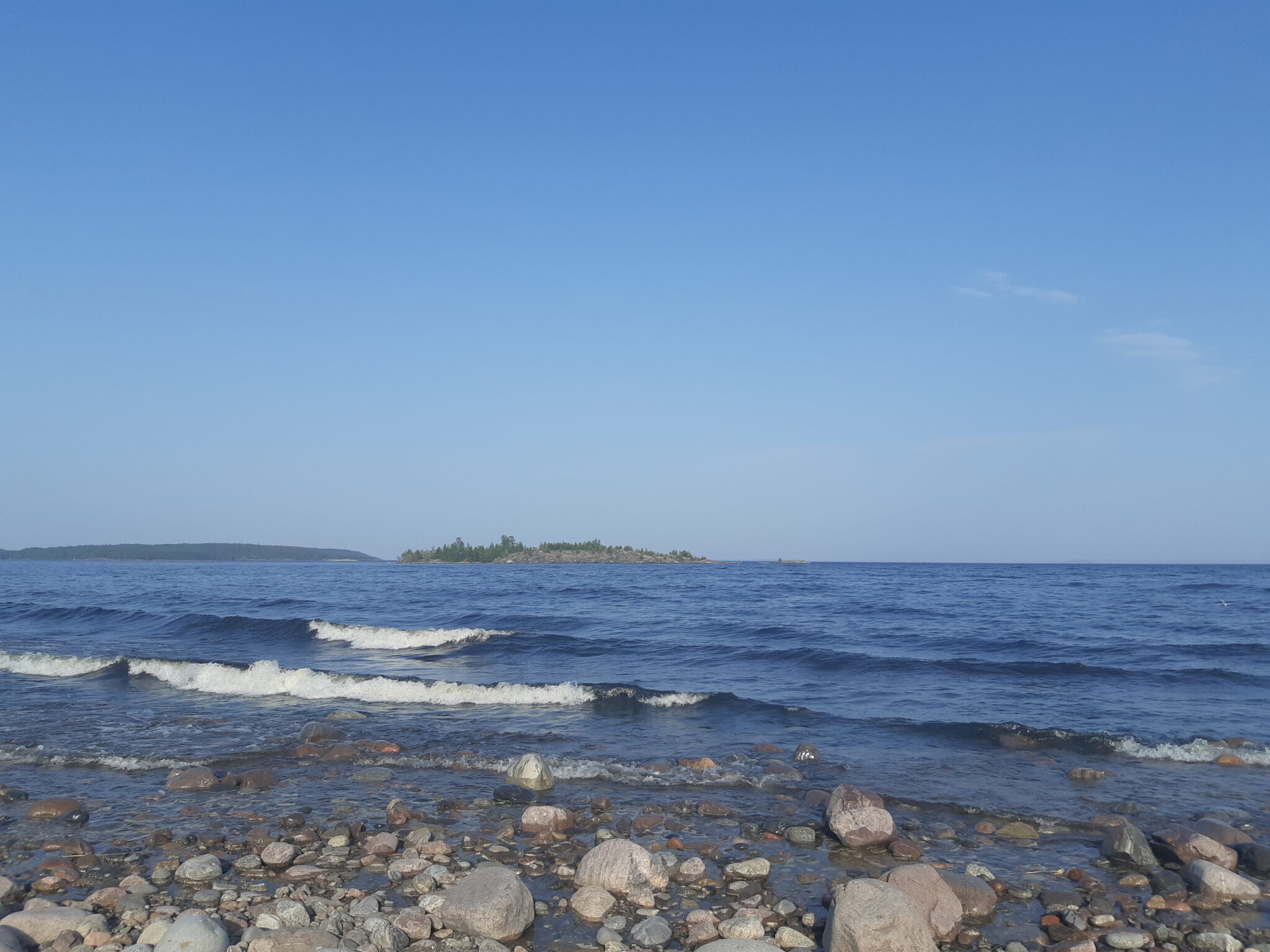 Ladoga lake, june 2021